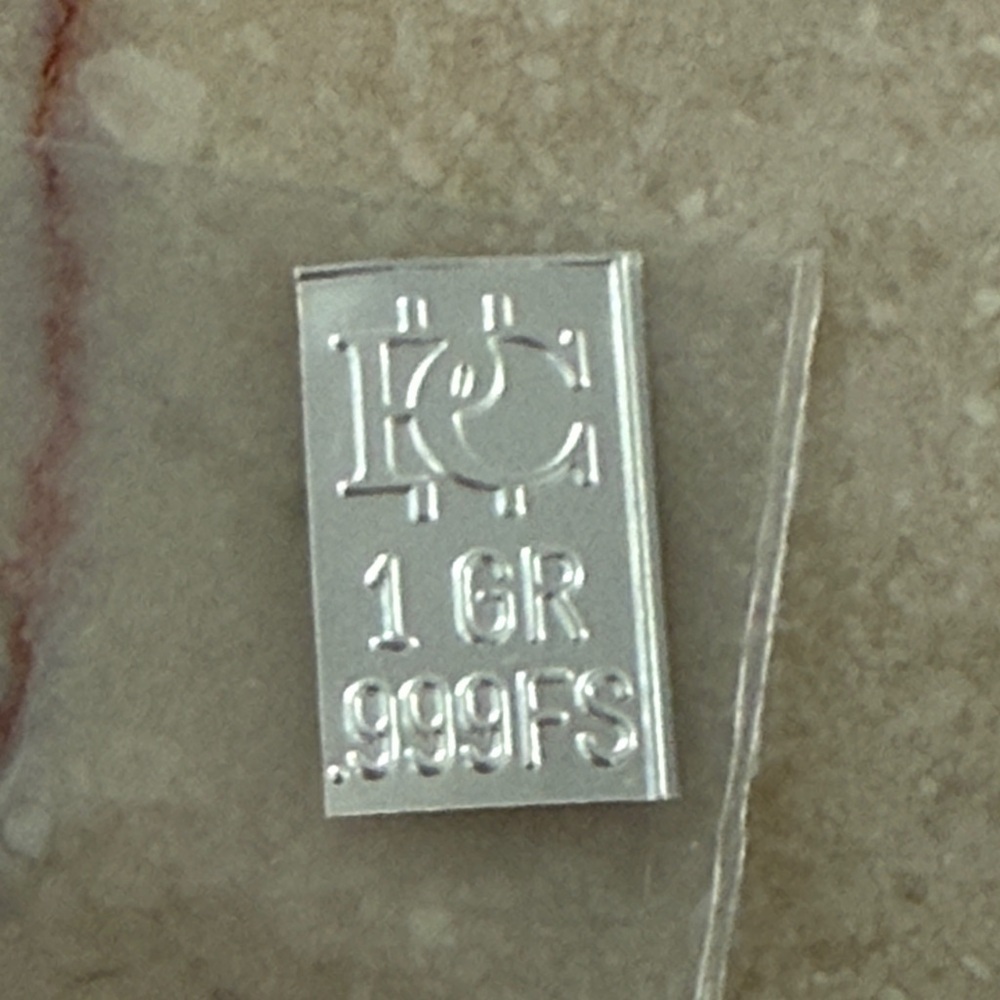 Elegant Silver Bar / One .999 Silver Grain